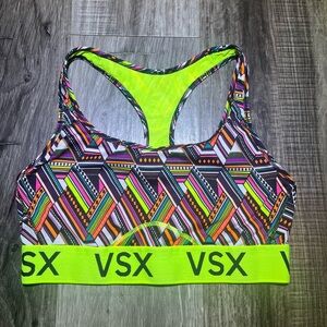 VSX Neon Patterned Sports Bra
